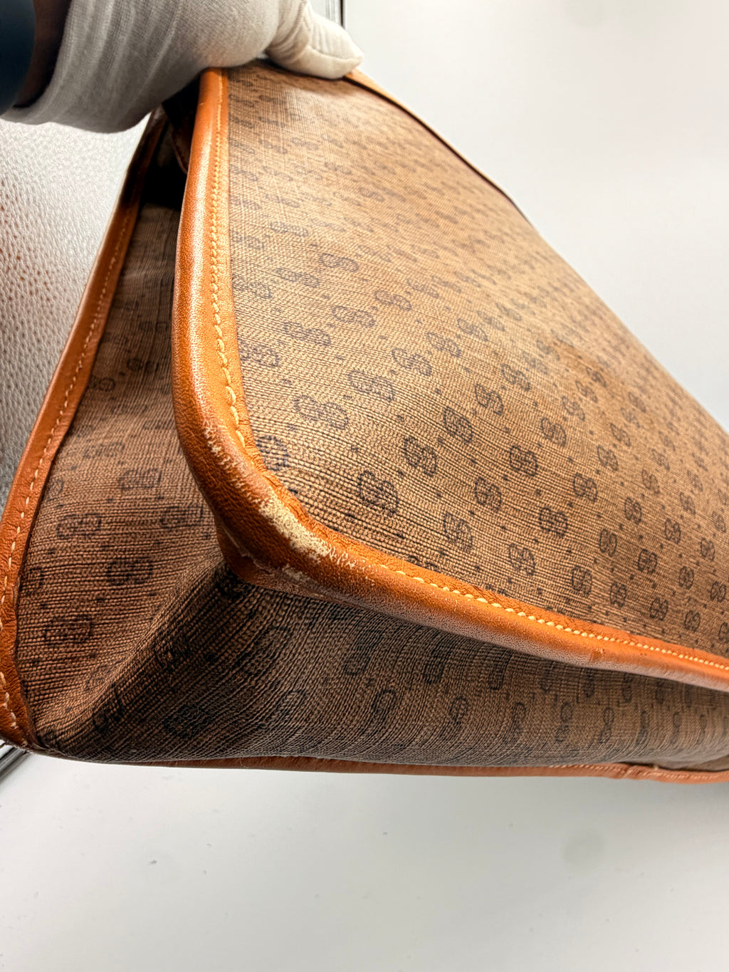 Gucci Micro GG Portfolio Clutch/ Briefcase