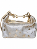 Pierre Laborde One-of-One Silver & Gold Pony Hair Bag