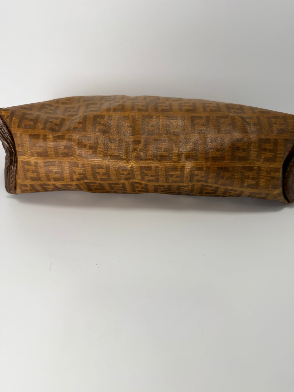 Vintage Fendi Zucca Canvas Pouch / Clutch