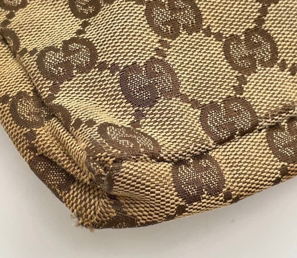 Gucci GG Canvas Waist Bag / Belt Bag (Brown)