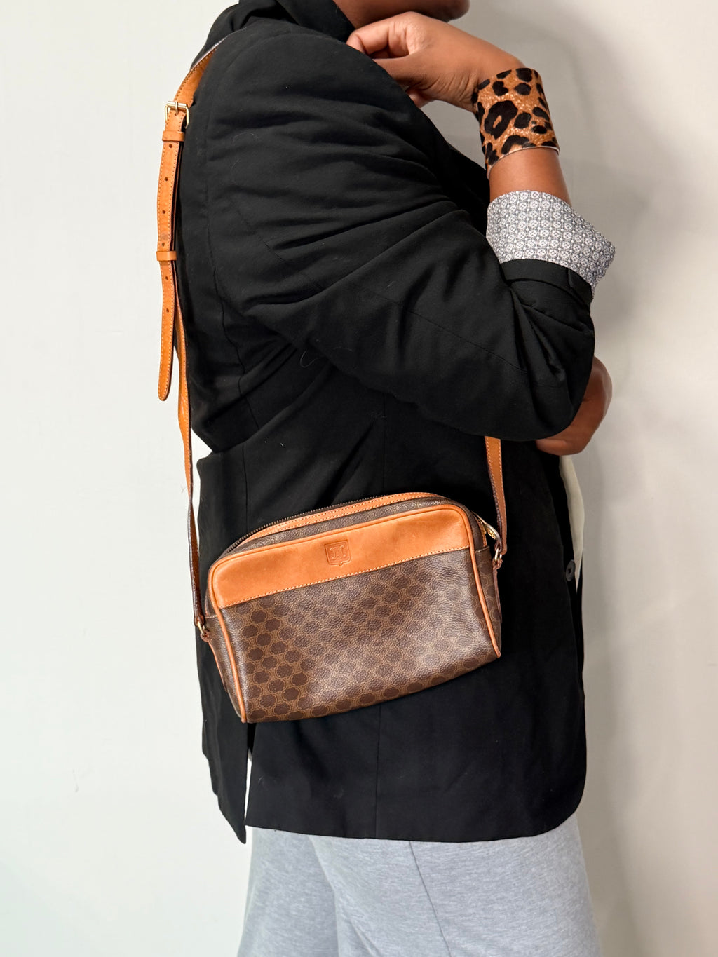 Celine Macadam Crossbody Camera Bag