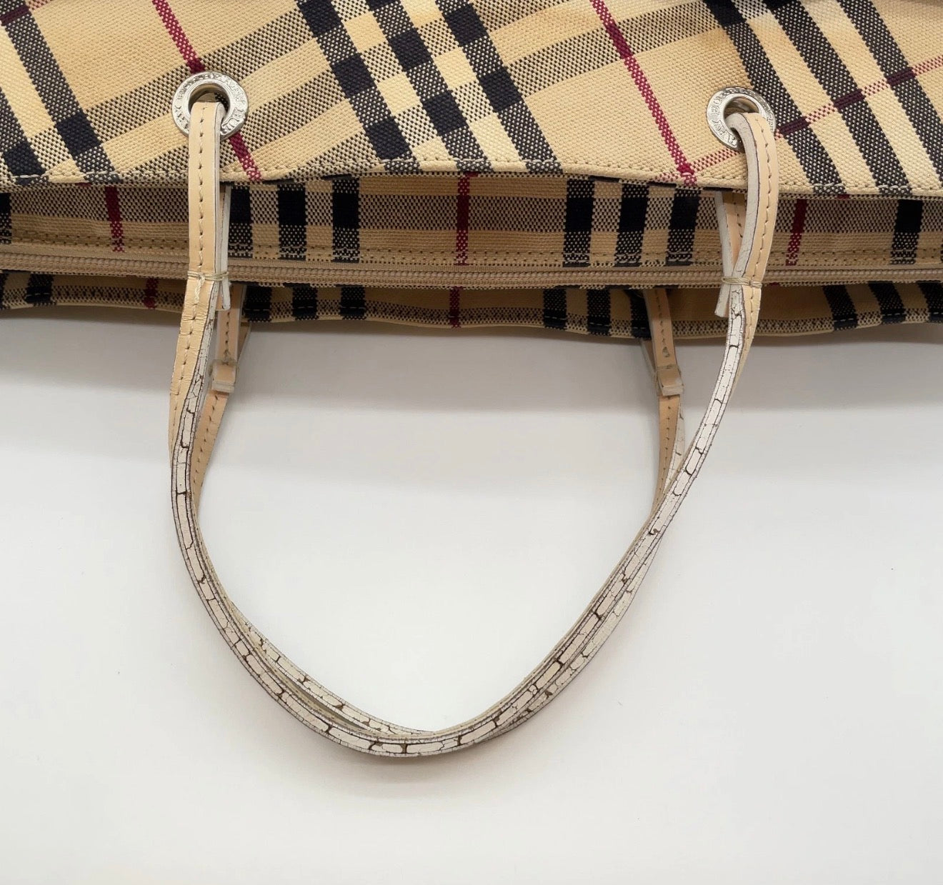 Burberry Nova Check Canvas Tote Bag