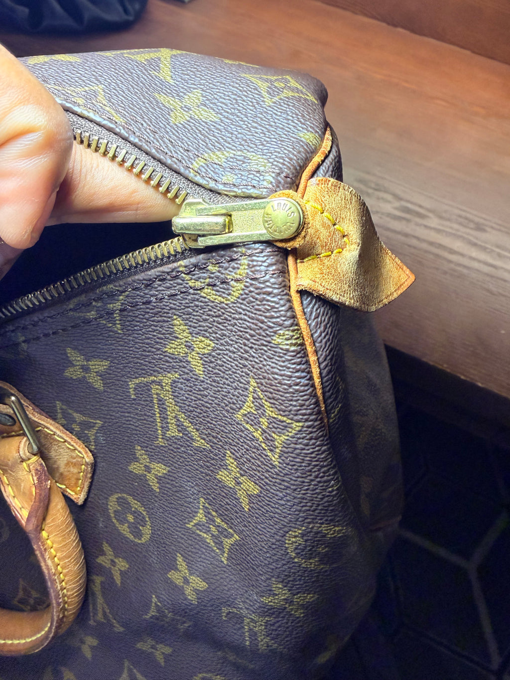 Louis Vuitton Monogram Speedy 35 with Lock