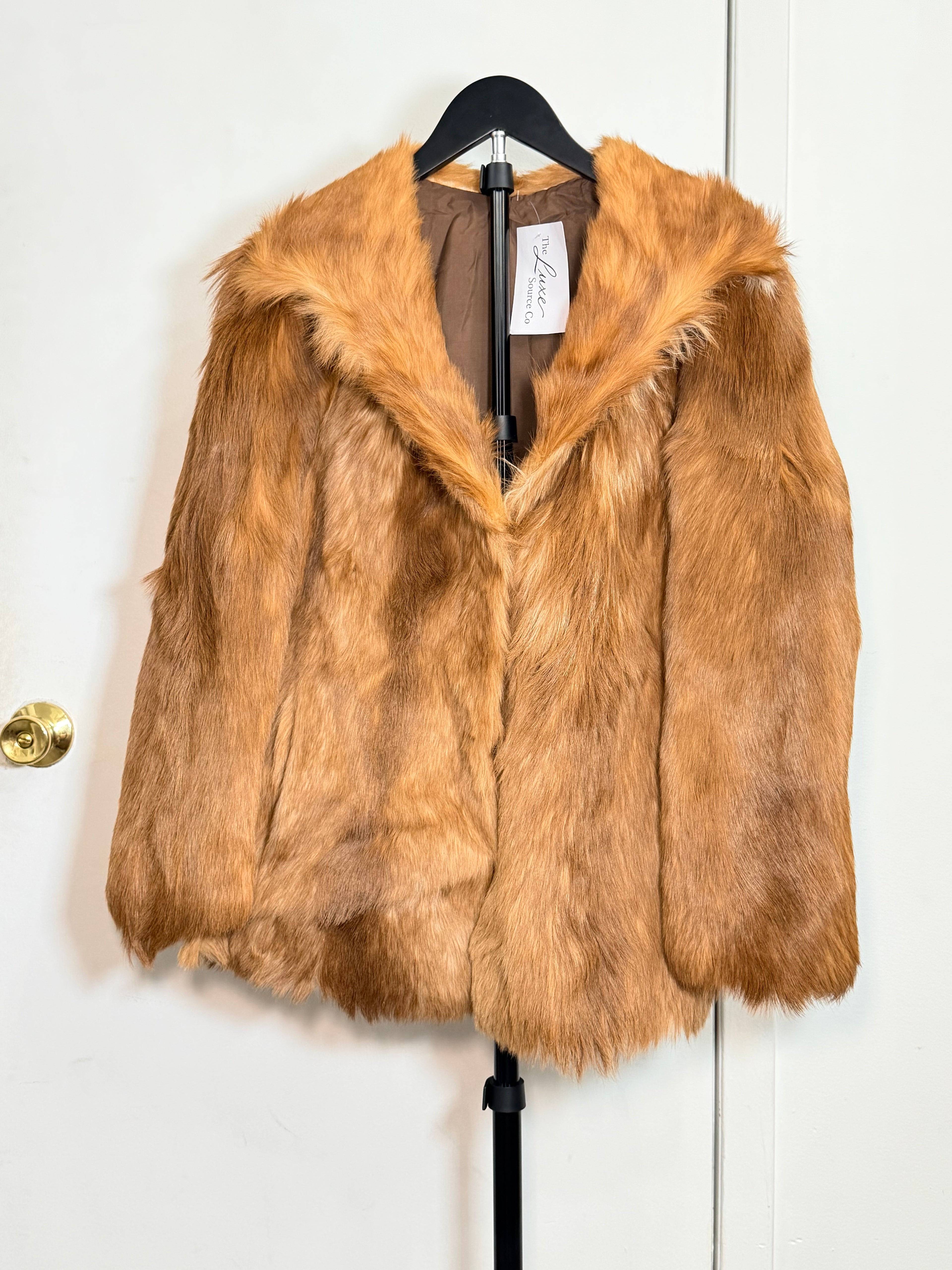 Vintage Golden Fox Fur Jacket – XSmall  020