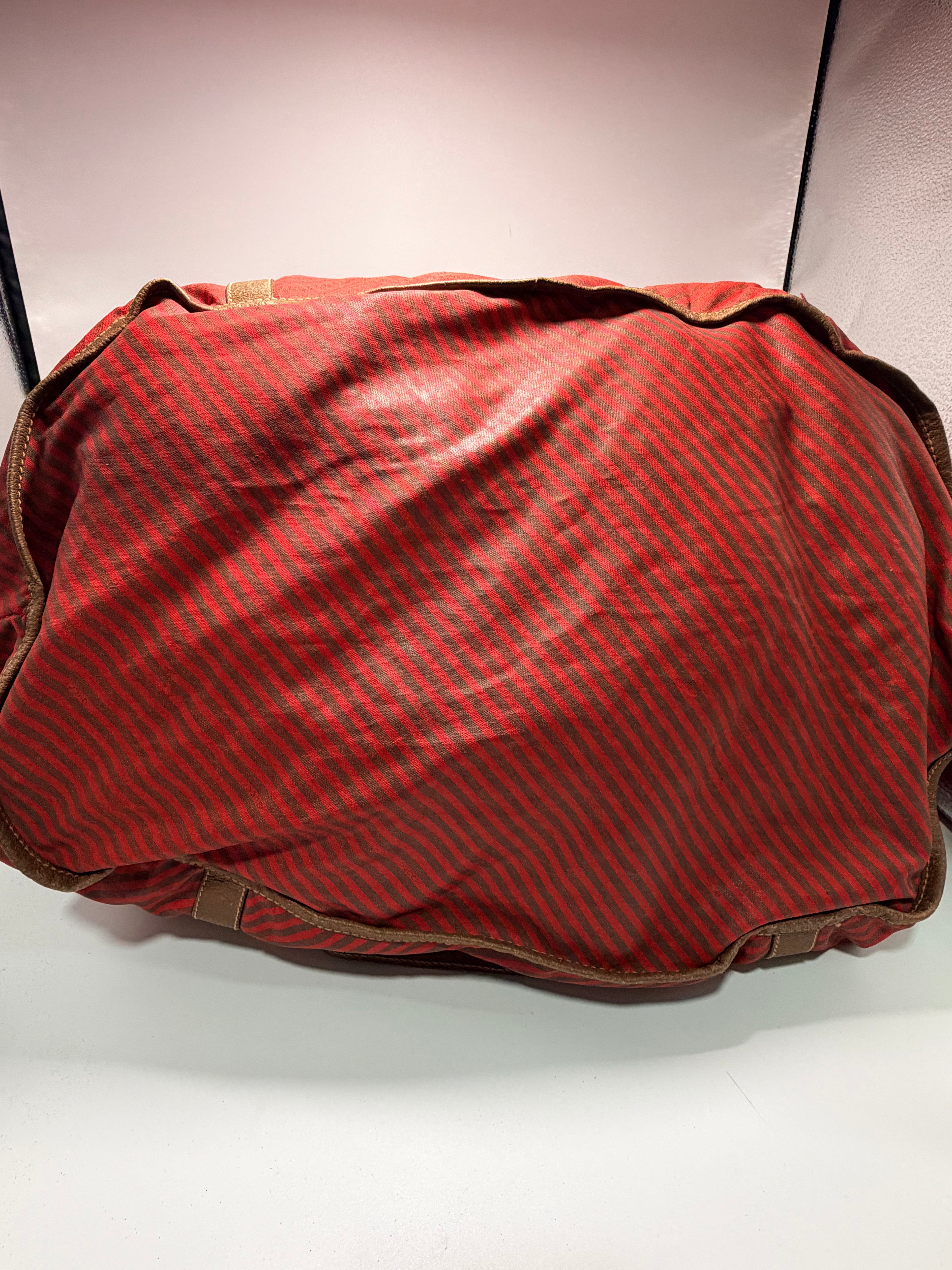 GUCCI Vintage Nylon Duffle Bag with Mini Pouch
