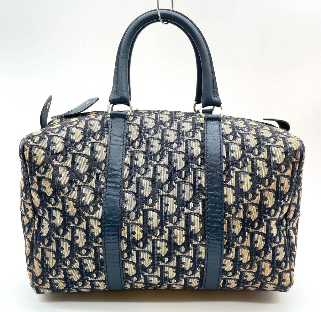 Christian Dior Trotter Boston Bag – Navy