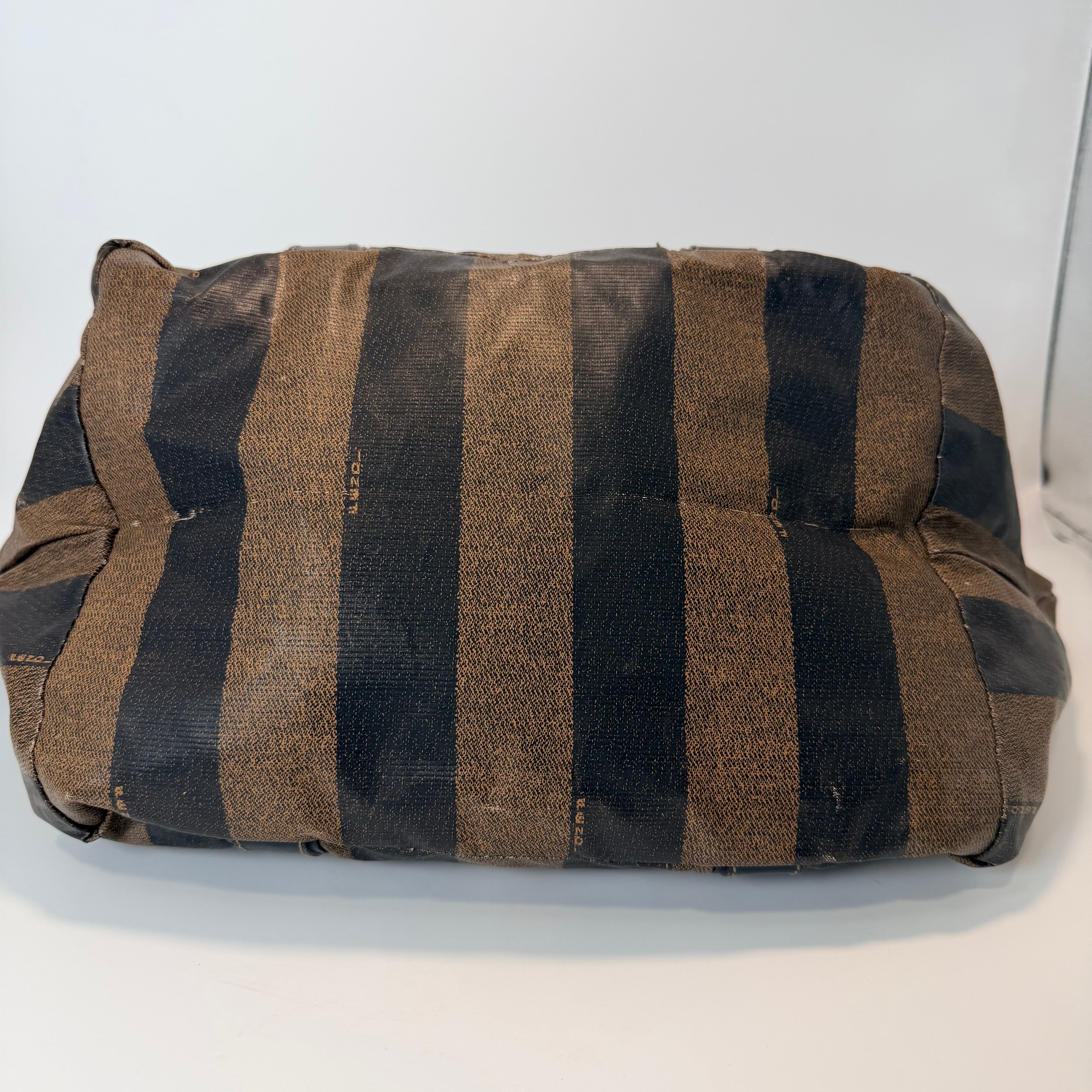 Vintage Fendi Pequin Stripe Tote