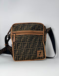 Fendi Crossbody – Traditional Zucca Print with Extra-Long Strap
