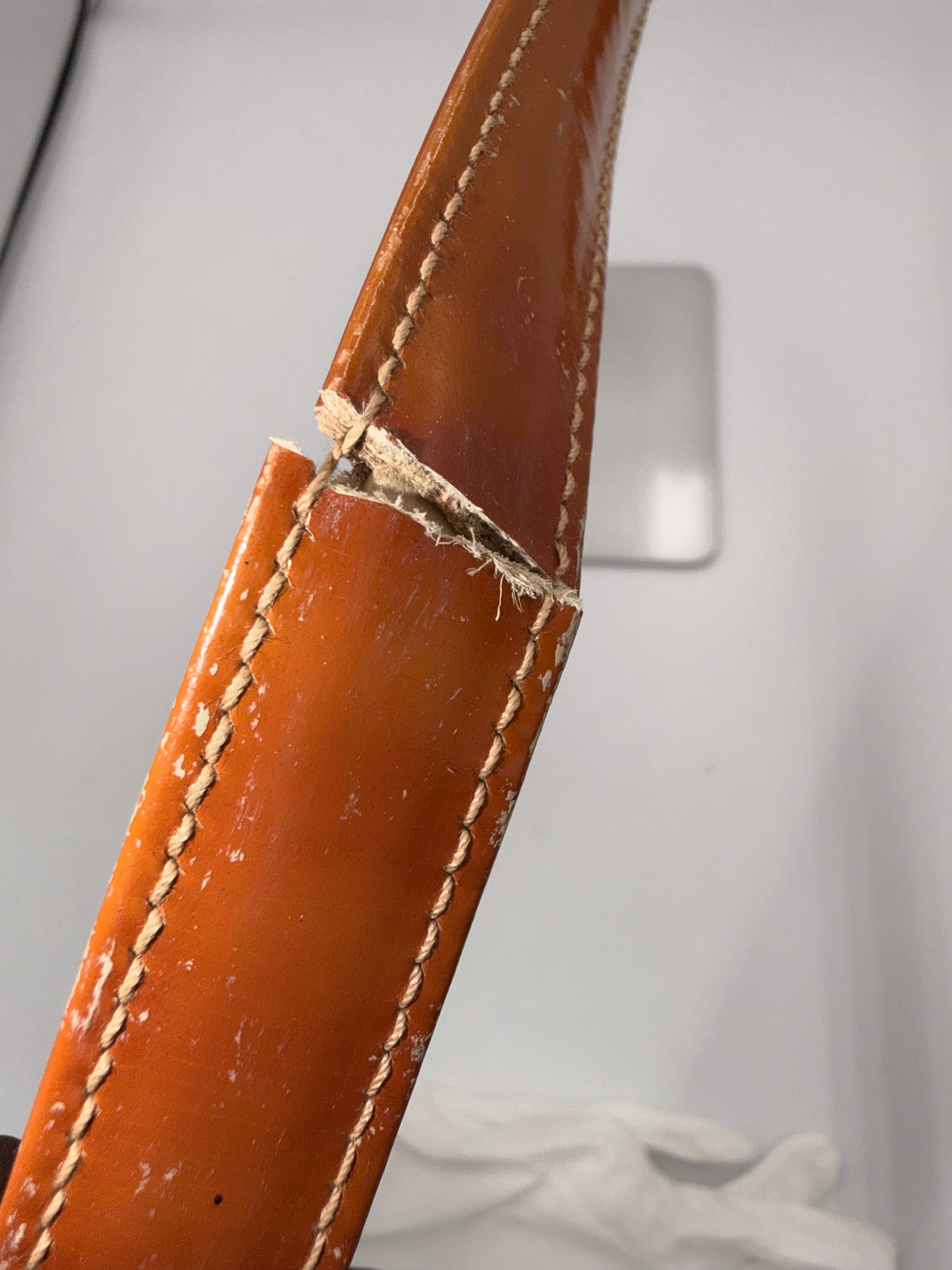 Gucci Patent Leather & Suede Tote