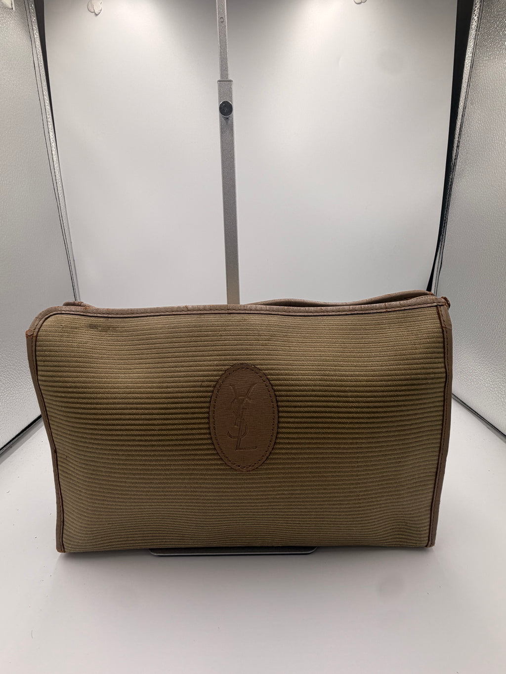 Yves Saint Laurent Canvas Clutch / Pouch