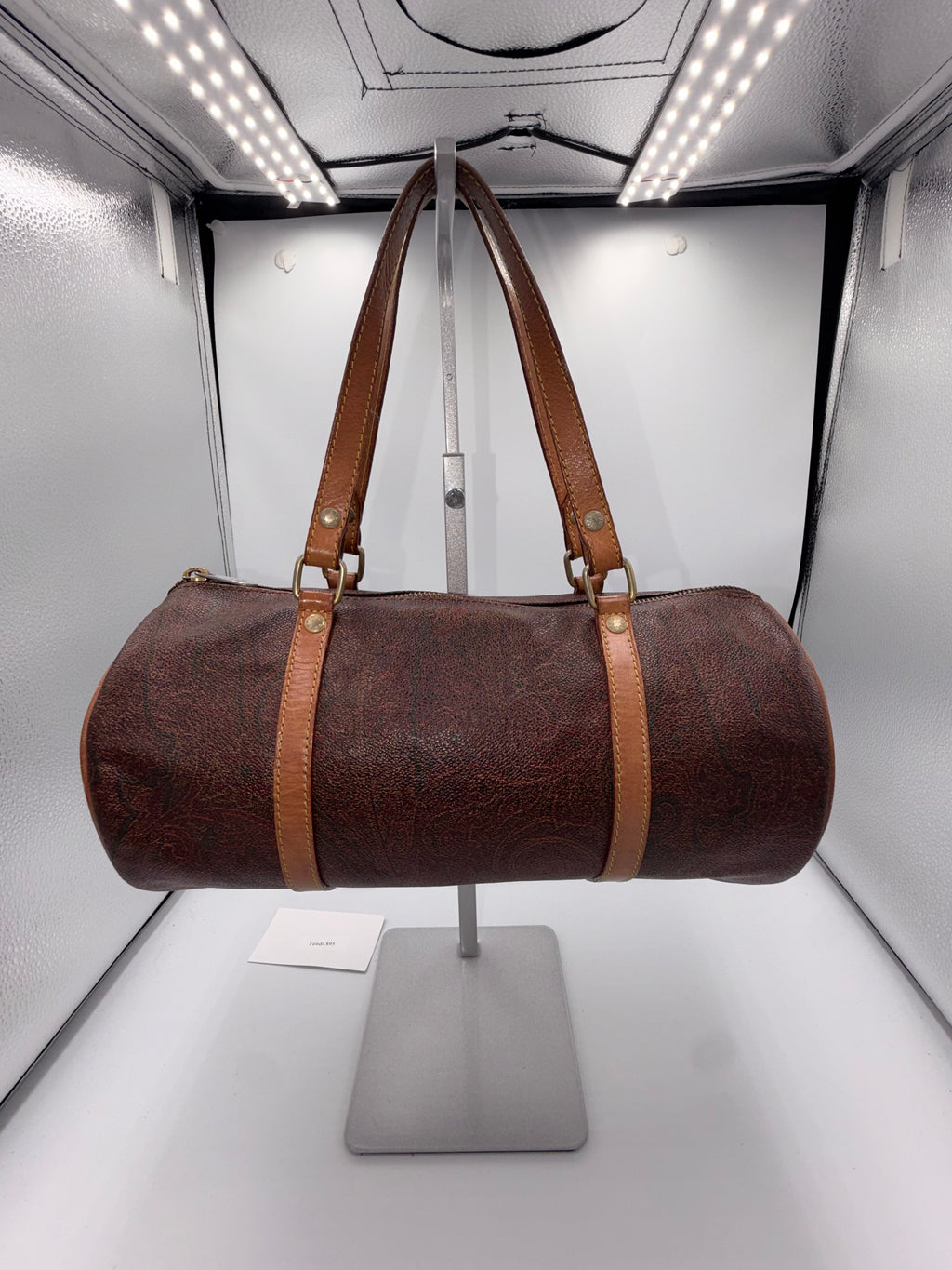 Etro Paisley Barrel Bag