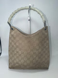 Gucci GG Monogram Bamboo Handle Hobo