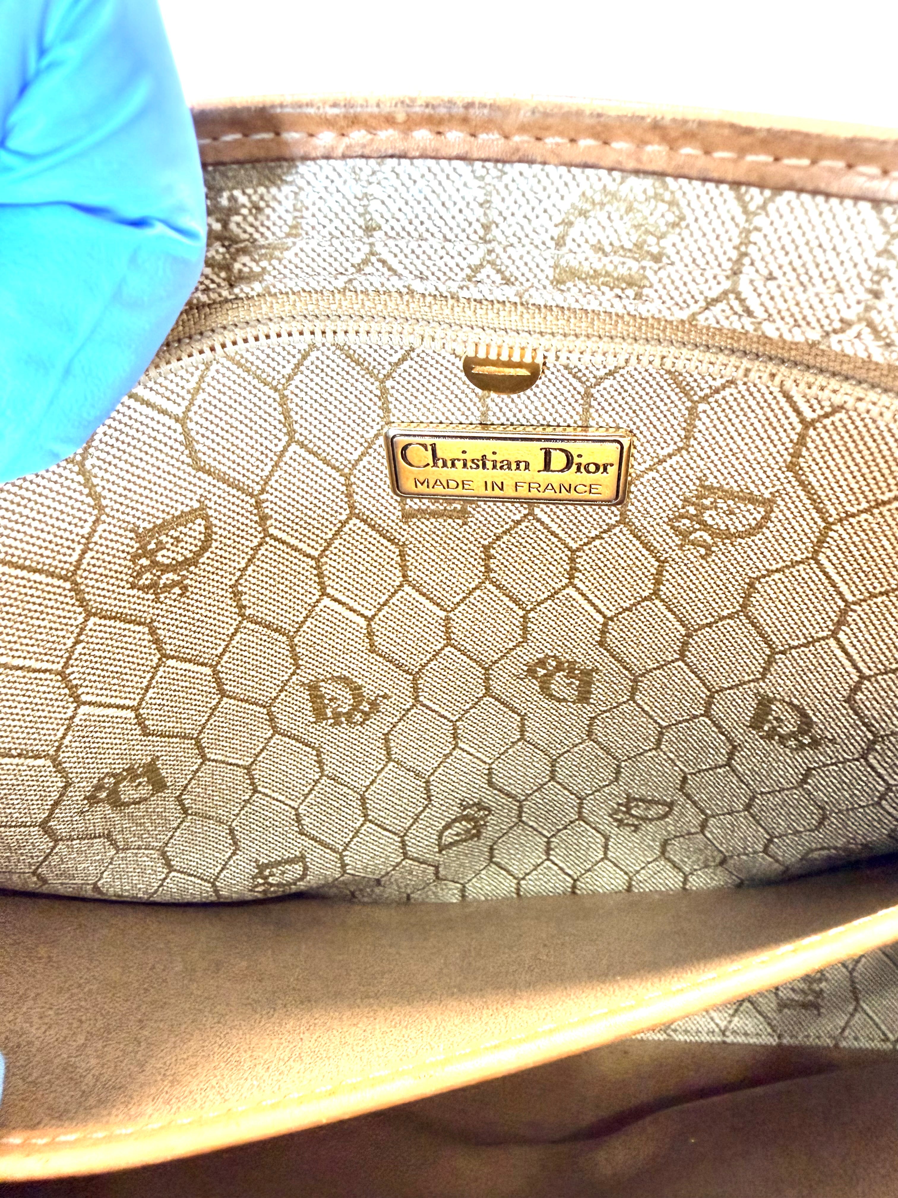 Vintage Christian Dior Honeycomb Clutch