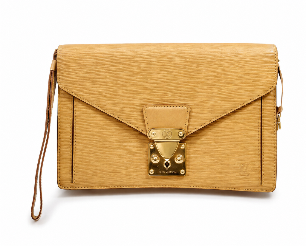 Louis Vuitton Epi Série Dragonne Clutch – Beige