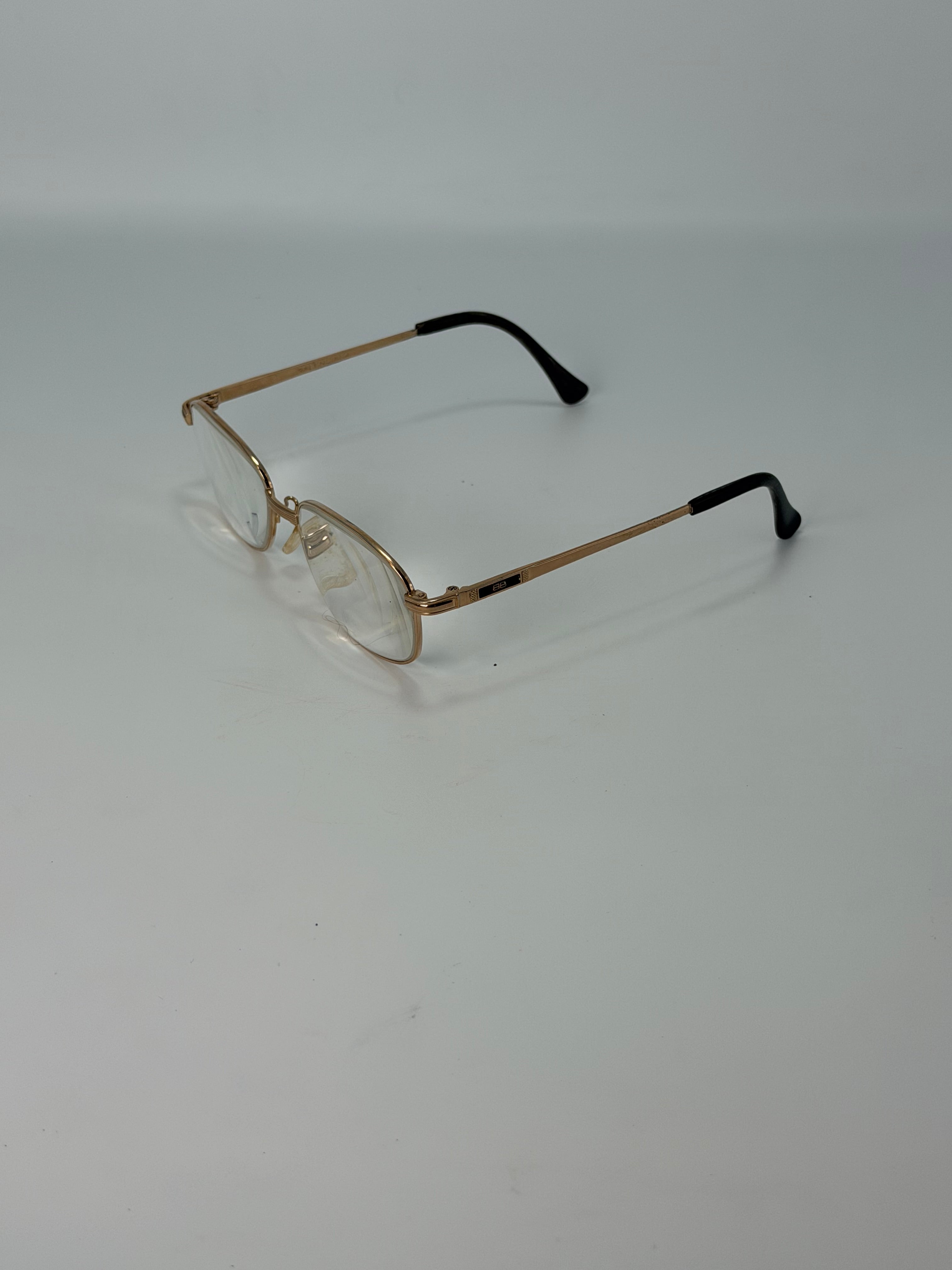 Balenciaga Gold-Tone Optical Frames