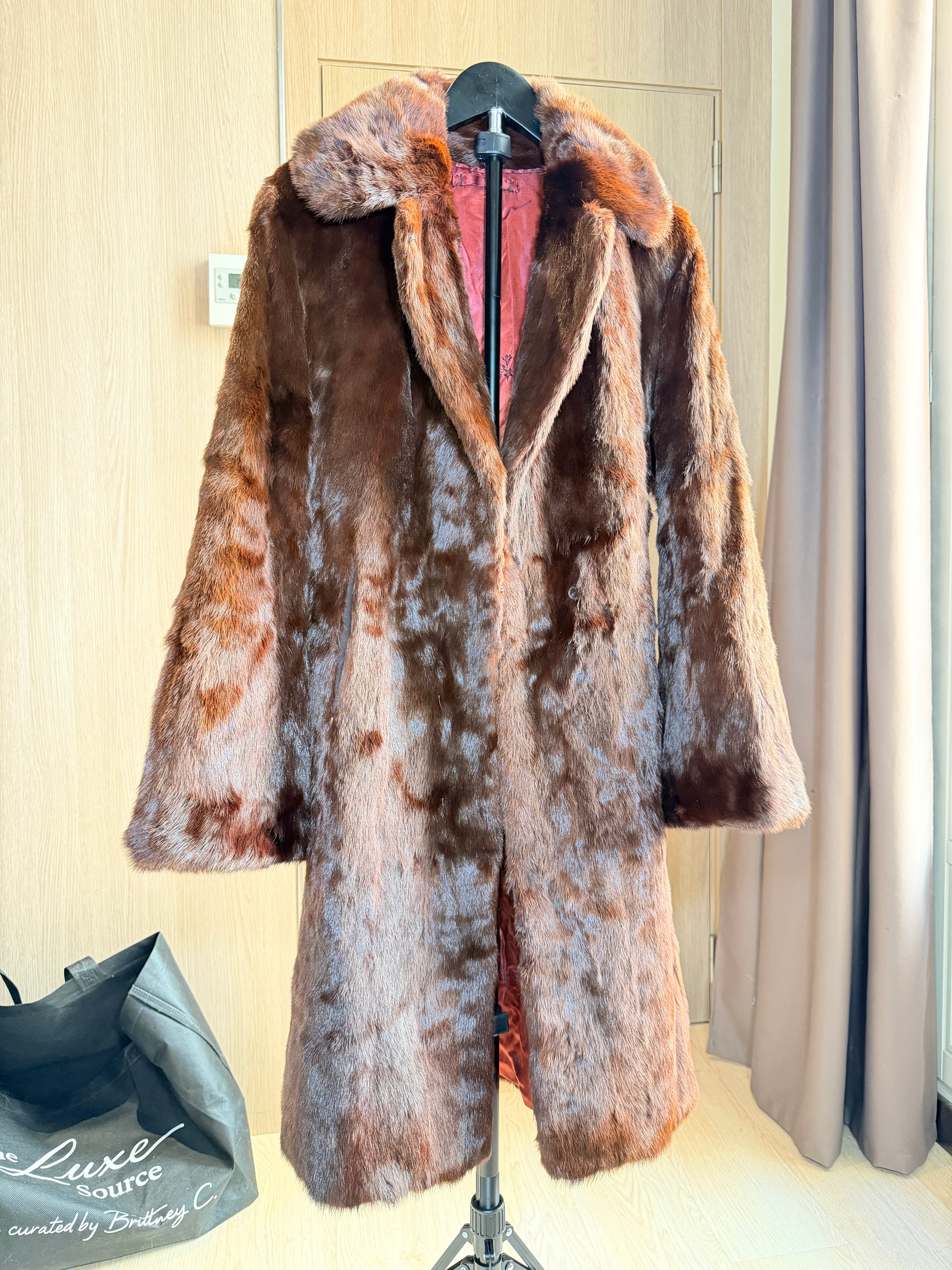Vintage Sheared Beaver Fur Coat – Medium - 032