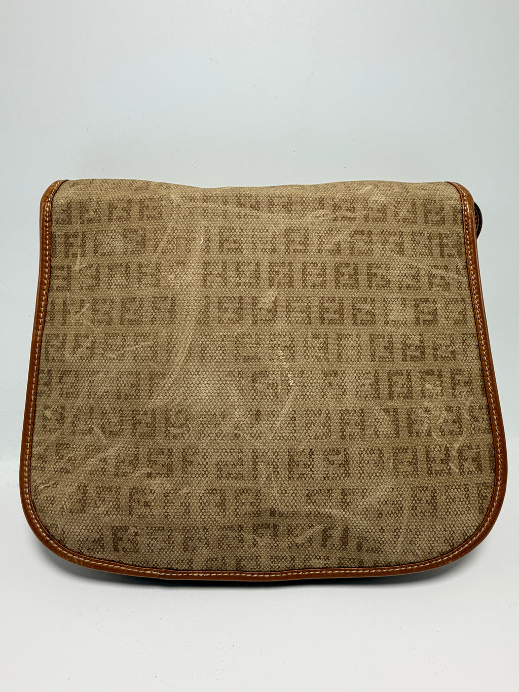 Fendi Vintage Zucca Canvas Crossbody / Shoulder Bag – Brown FF Monogram