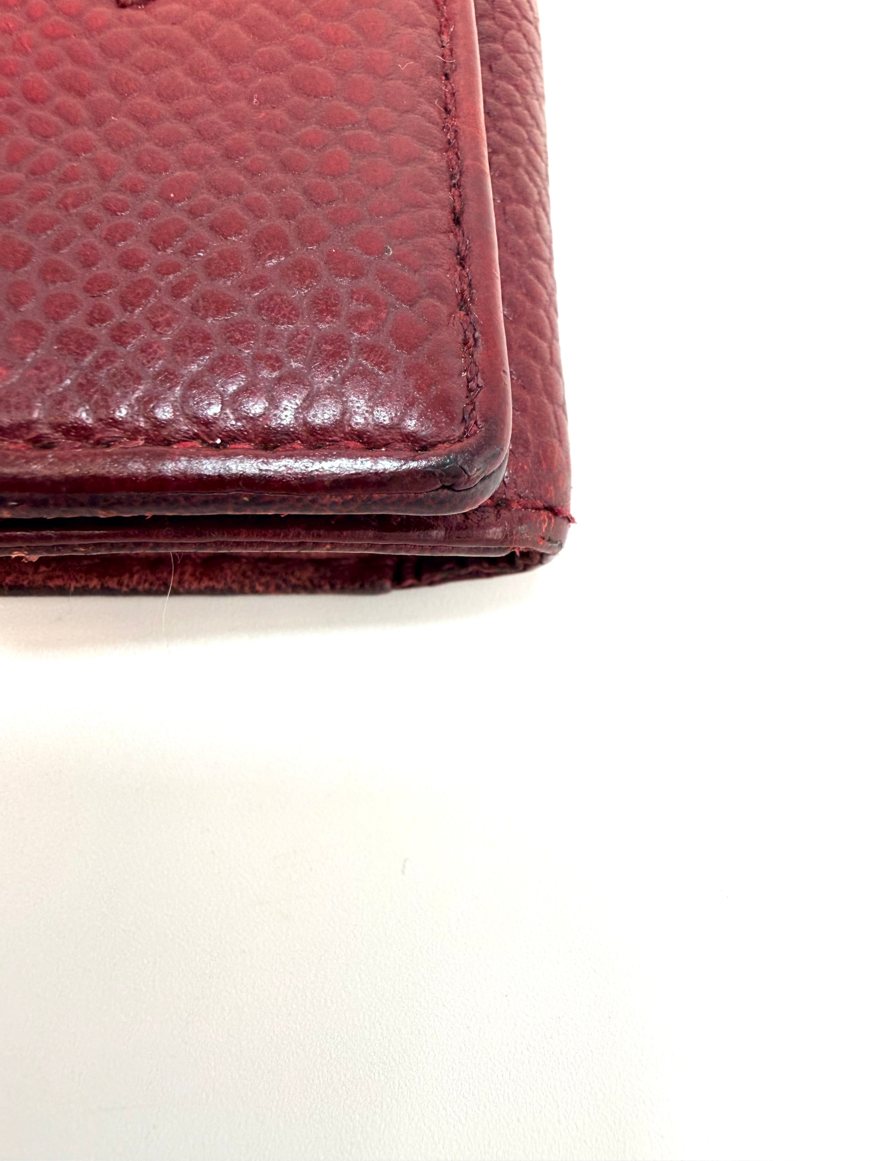Chanel Card Holder and Key Wallet - Red (with authenticity card)