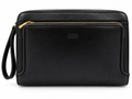 Balenciaga Black Leather Clutch / Organizer Bag