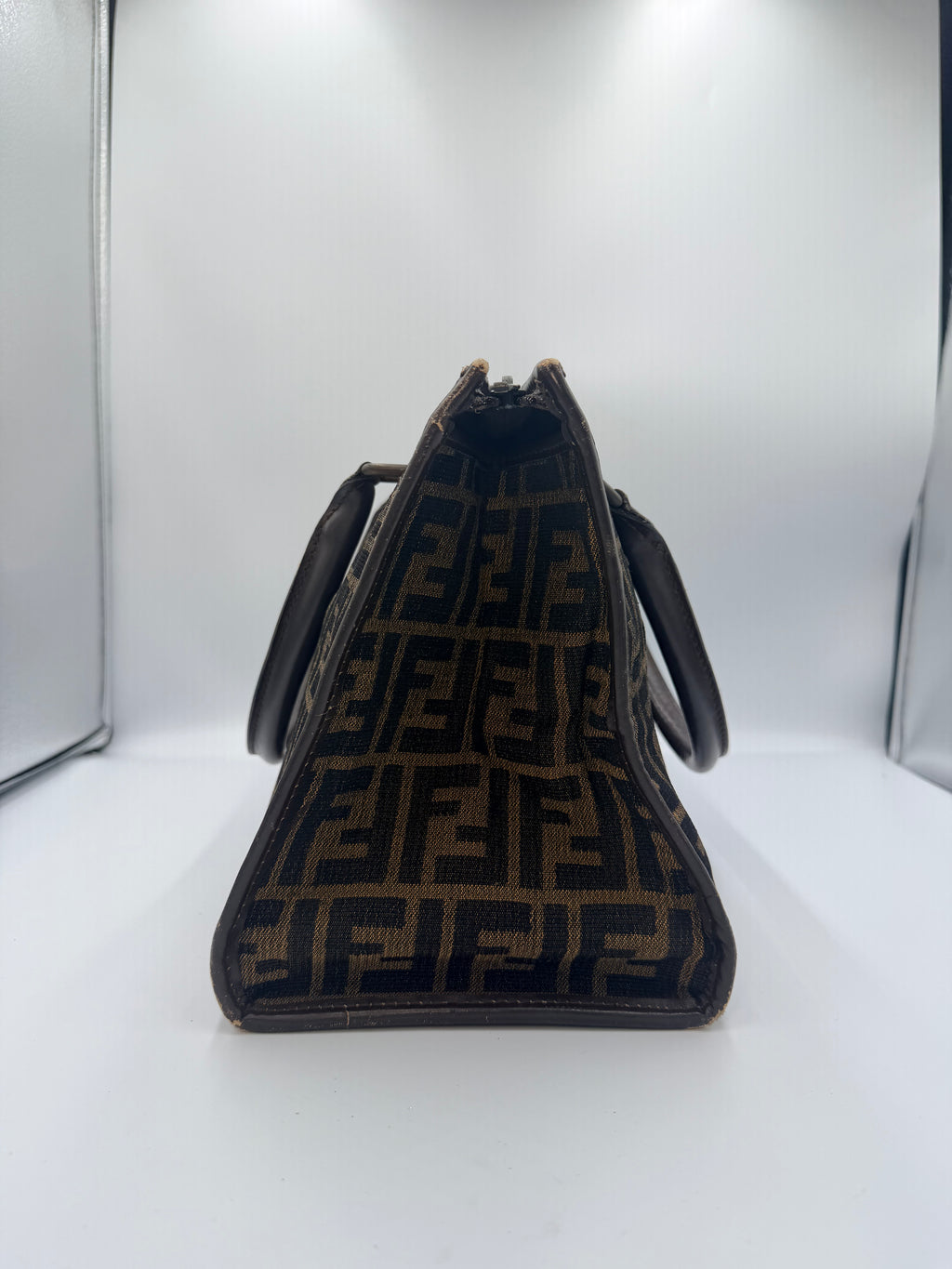 Fendi Zucca Monogram Tote Bag – Brown