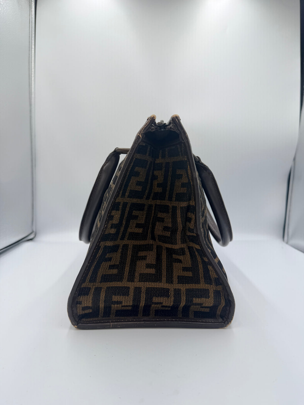 Fendi Zucca Monogram Tote Bag – Brown