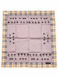 Burberry London Nova Check Dog & Tree Print Scarf - New with Tags