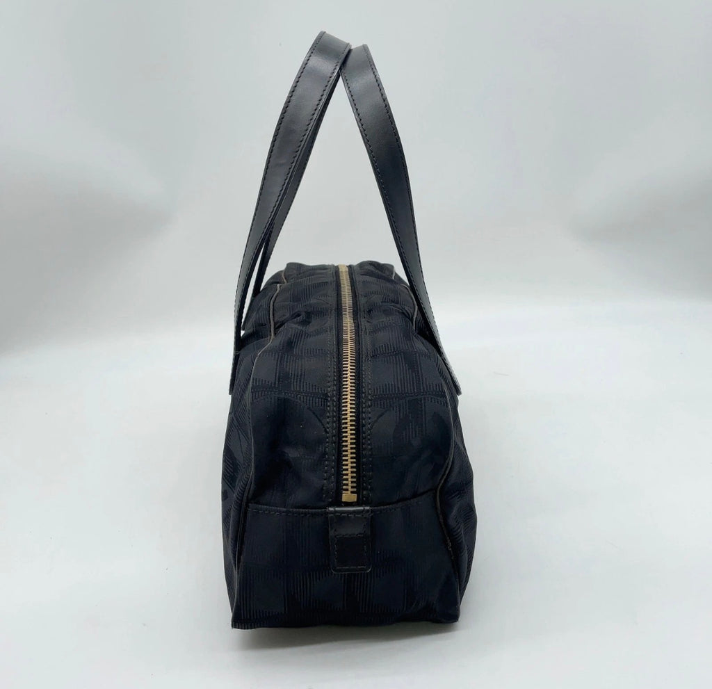 CHANEL Travel Line Mini Boston Bag – Black