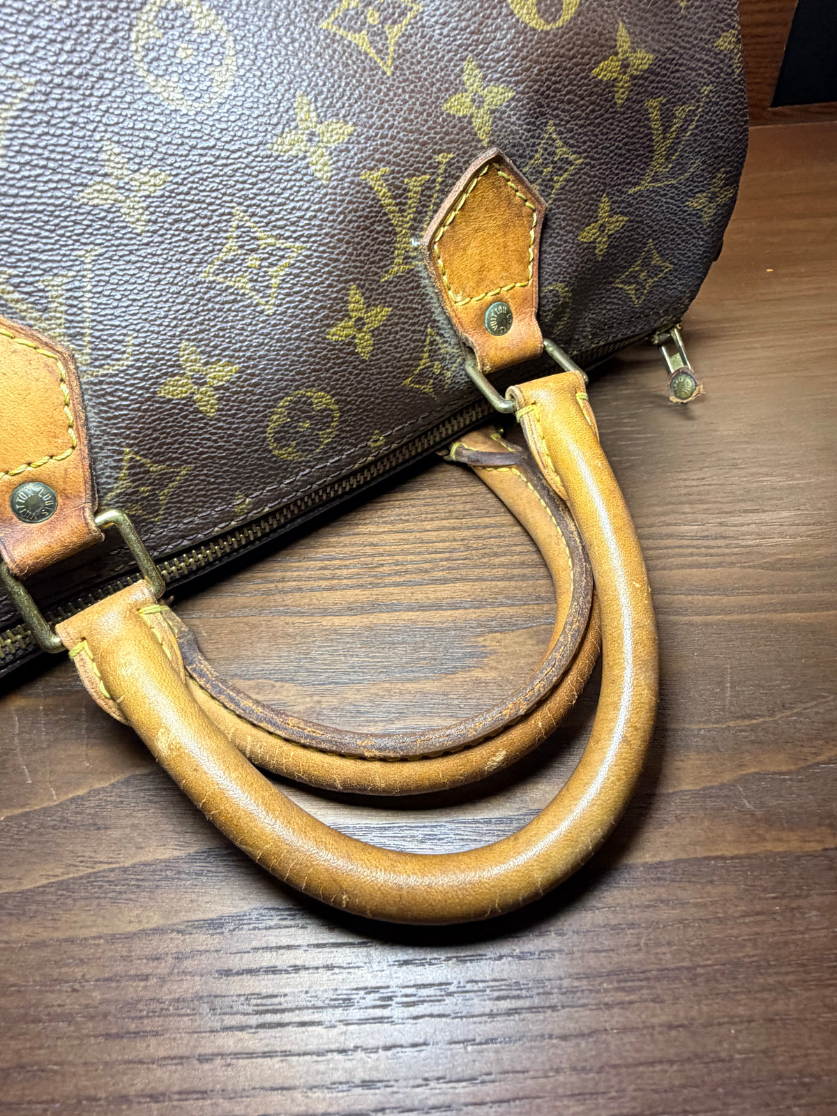 Louis Vuitton Monogram Speedy 30 with Lock and Key