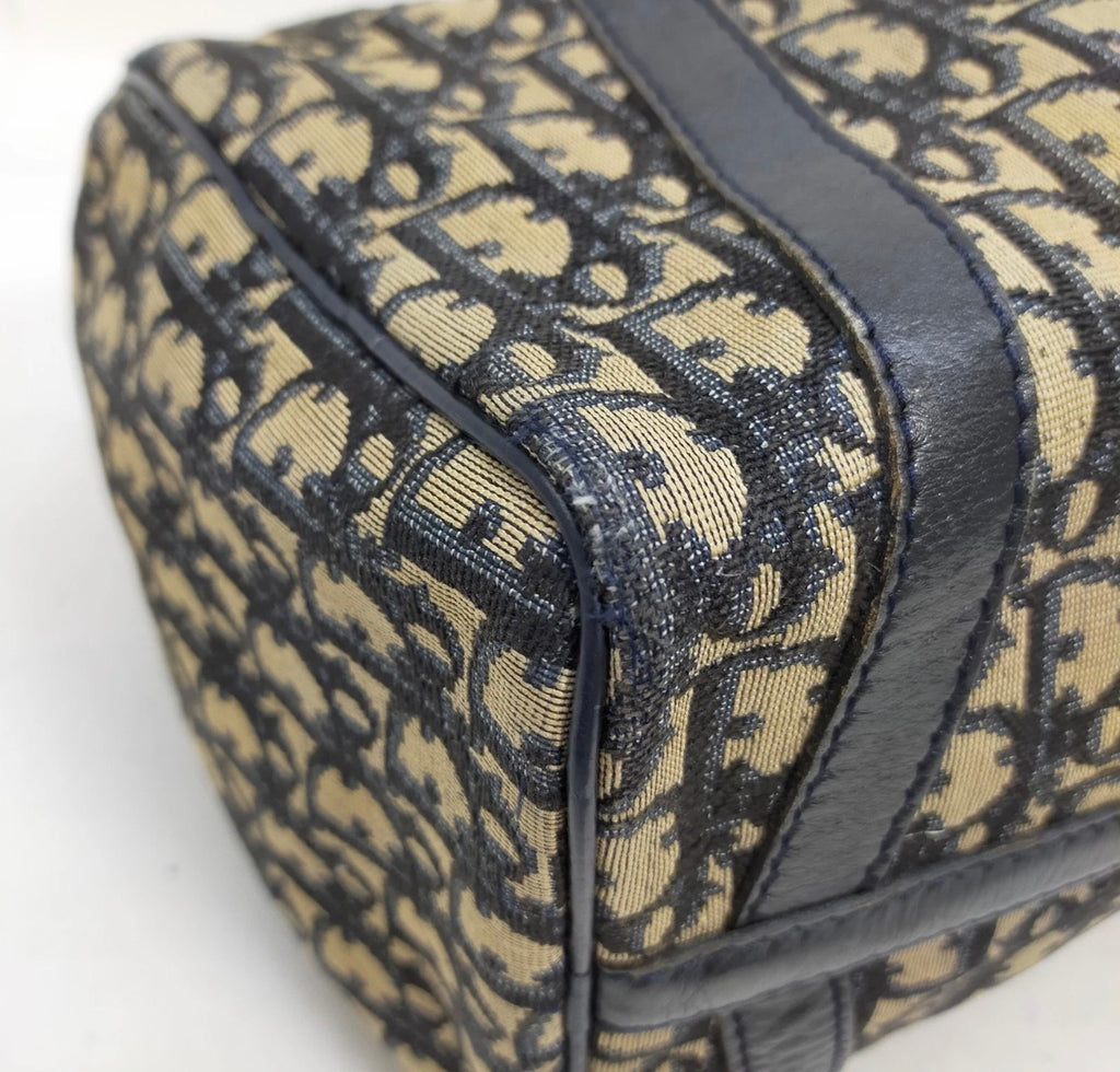 Christian Dior Trotter Boston Bag – Navy