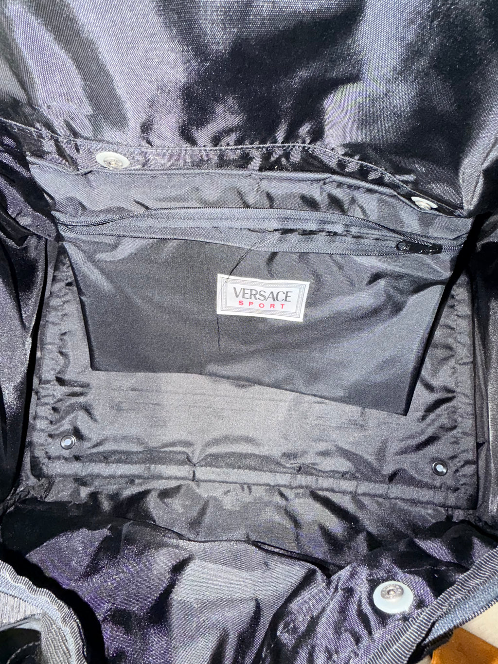 Versace Sport Nylon Duffel Bag