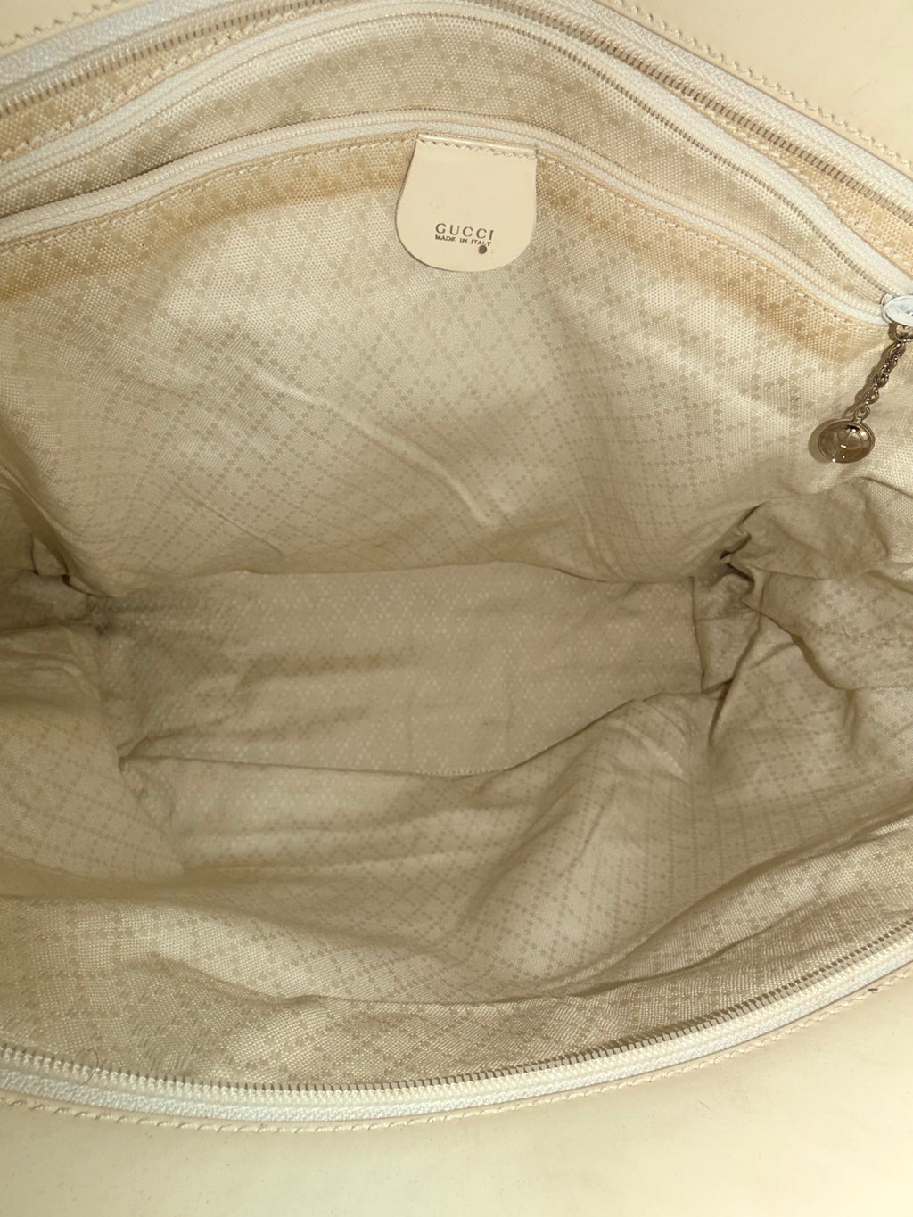 Gucci White Large Tote Bag