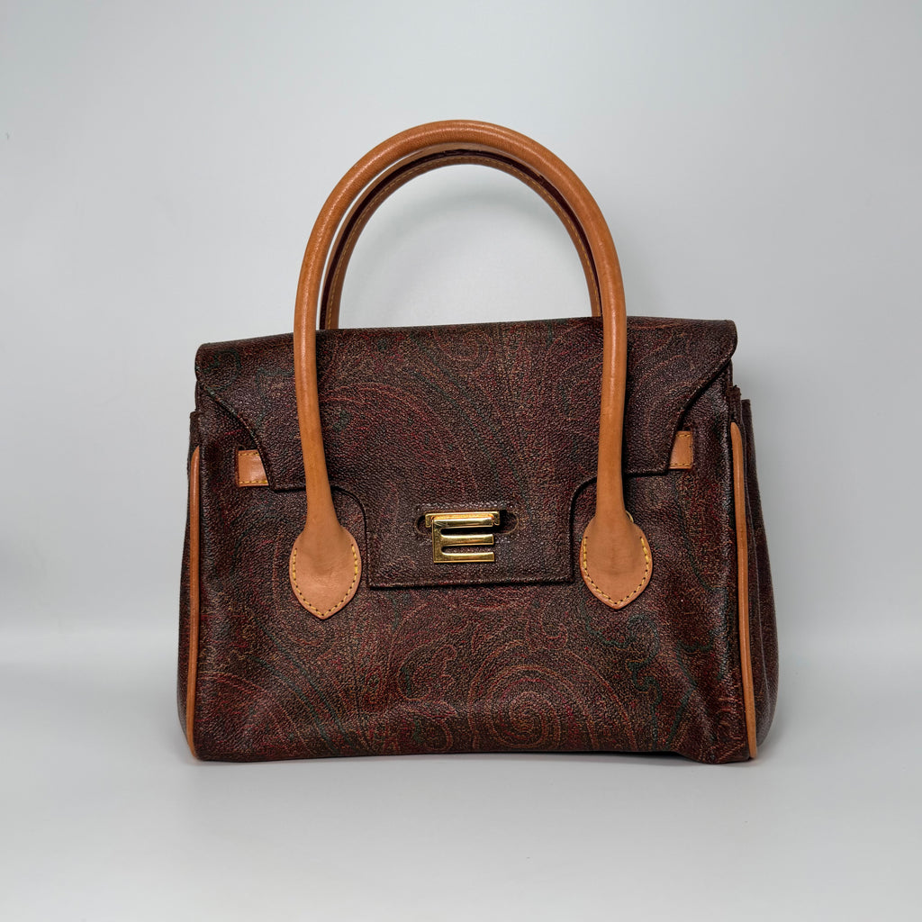 Etro Top Handle Bag with Crossbody Strap