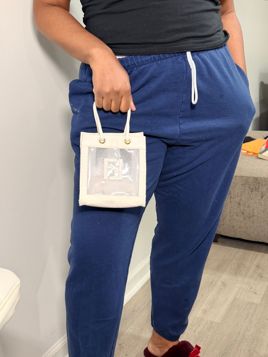 Fendi Vintage Mini Tote – White