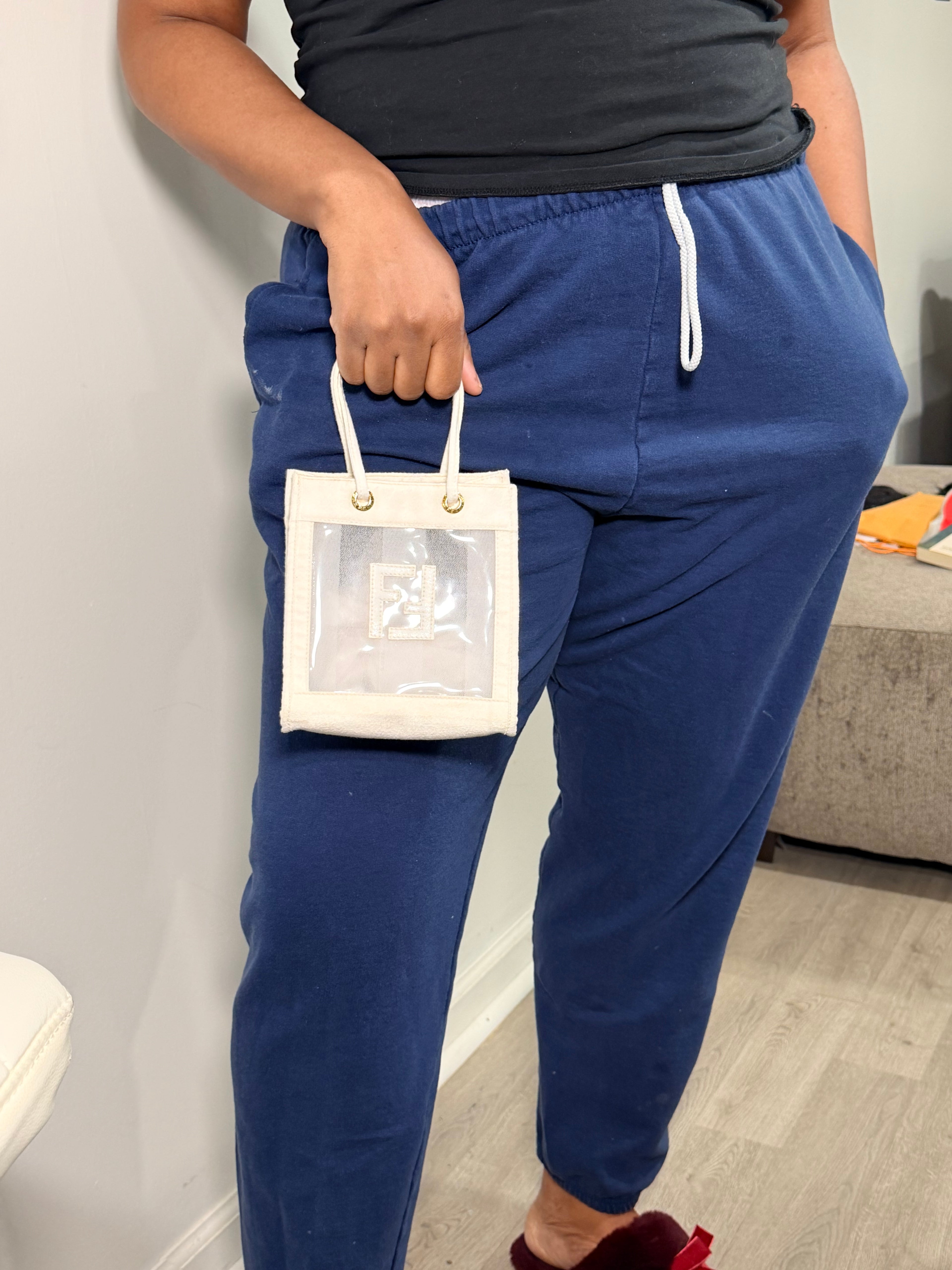Fendi Vintage Mini Tote – White