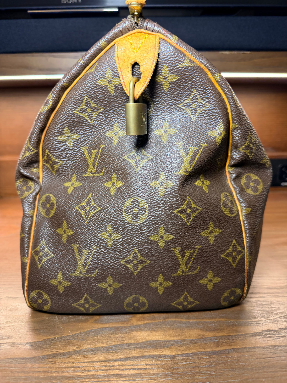 Louis Vuitton Monogram Speedy 35 with Lock