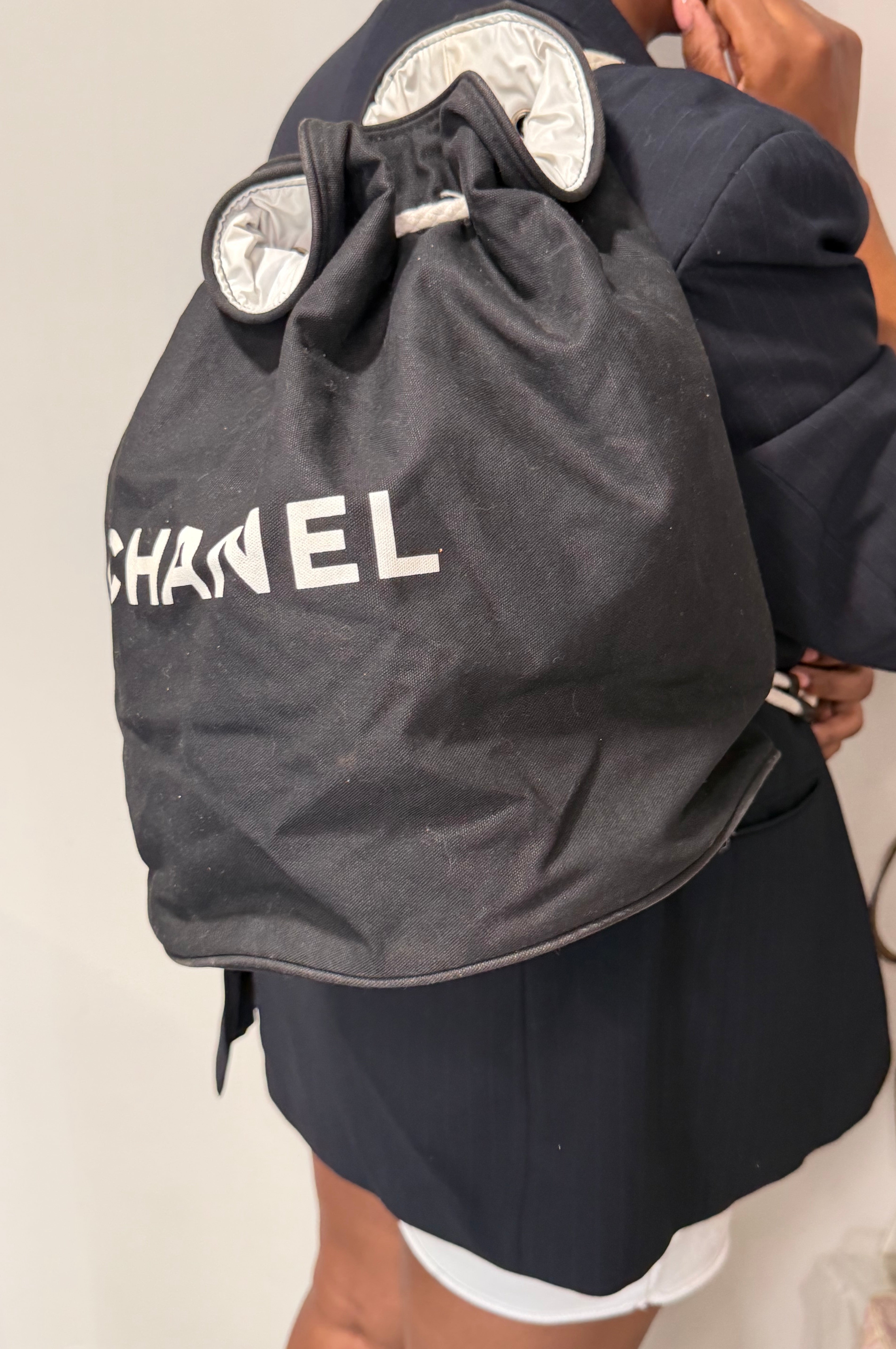 Chanel Waterproof Pool Bag / Beach Backpack