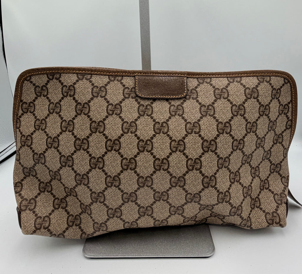 Gucci GG Monogram Zip Clutch
