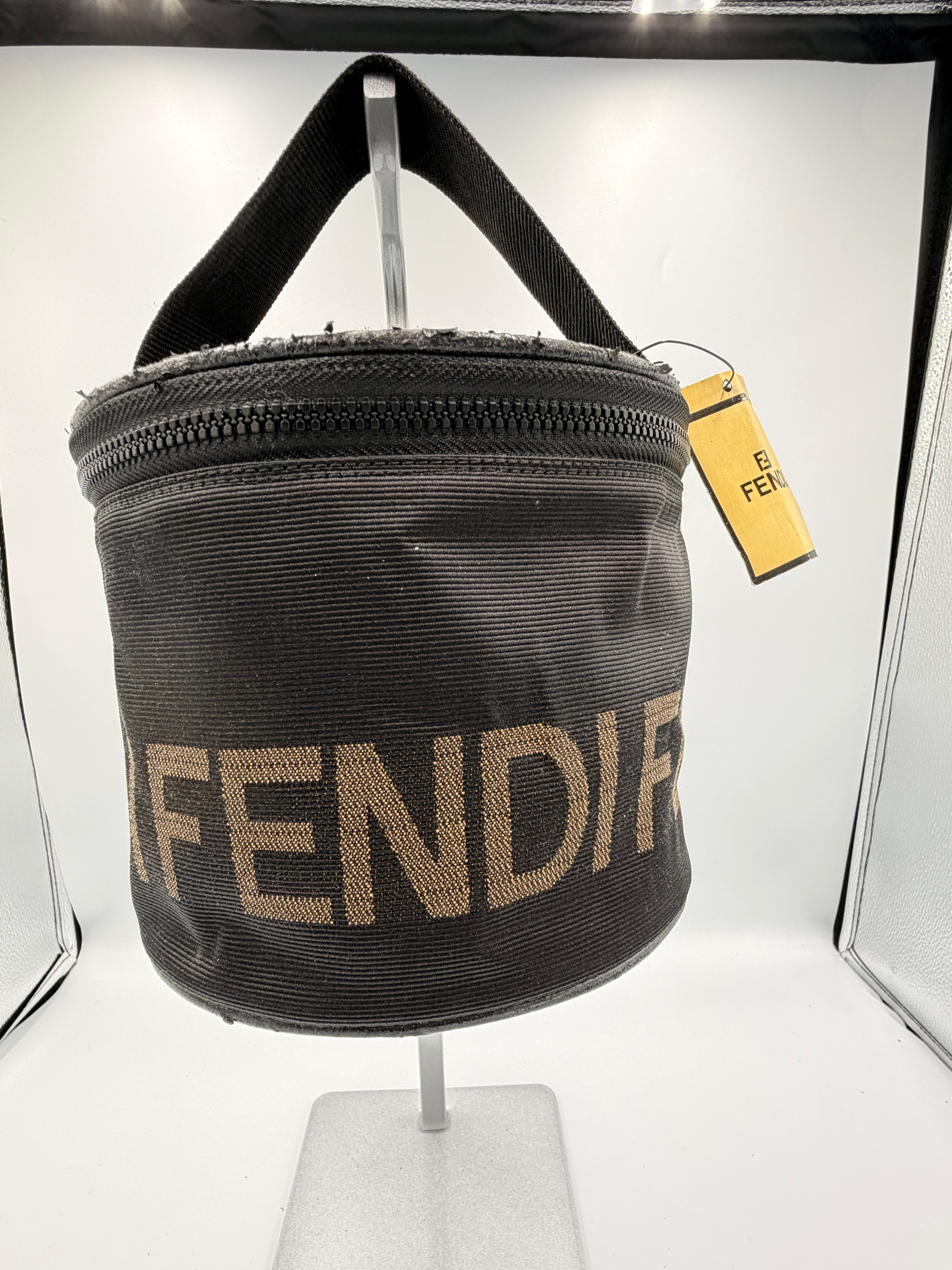 Fendi Zucca Canvas Vanity Bag (Tags Attached)