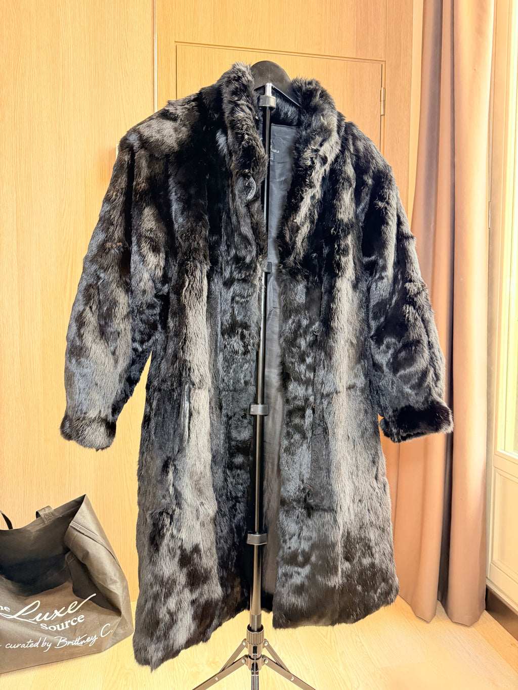 Vintage Sheared Beaver Fur Coat – Large -030