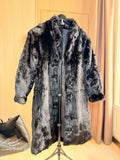 Vintage Sheared Beaver Fur Coat – Large -030
