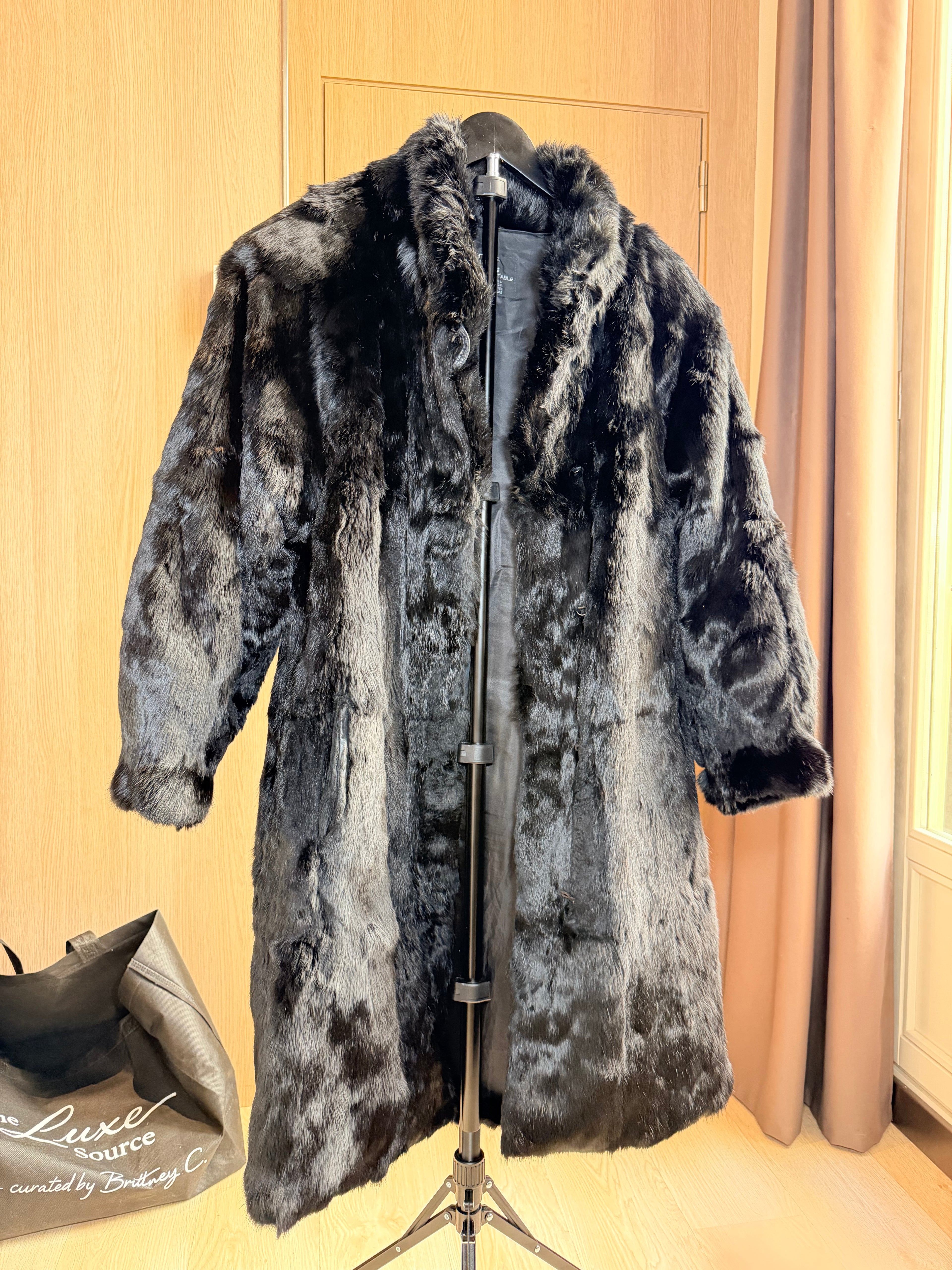 Vintage Sheared Beaver Fur Coat – Large -030