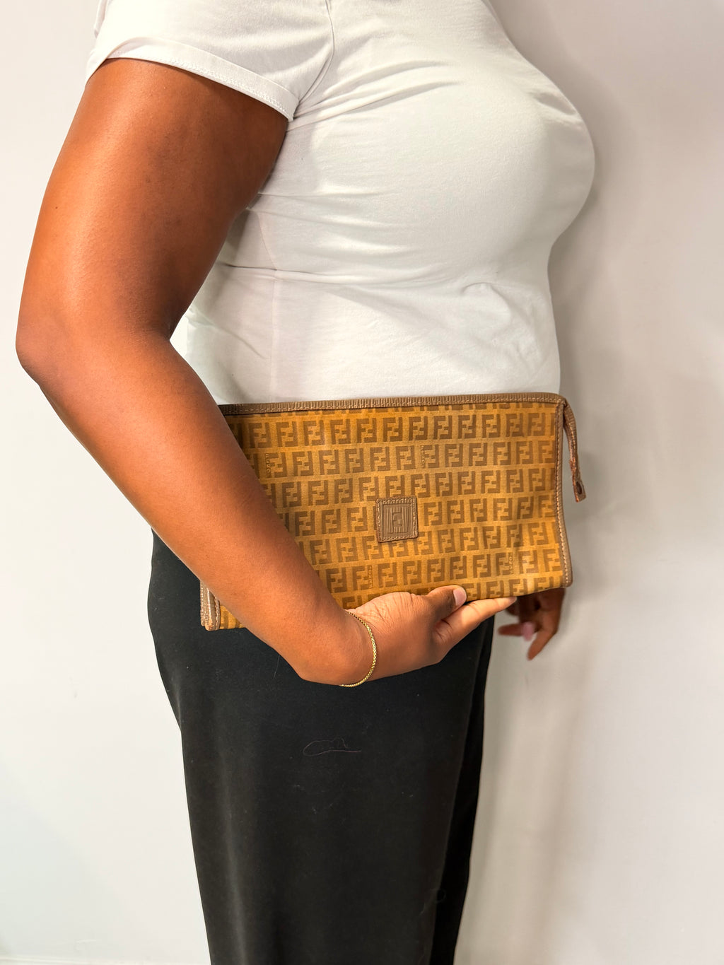 Fendi Vintage Zucca Clutch