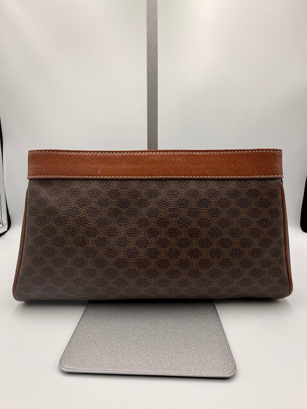 Celine Macadam Double Pocket Clutch