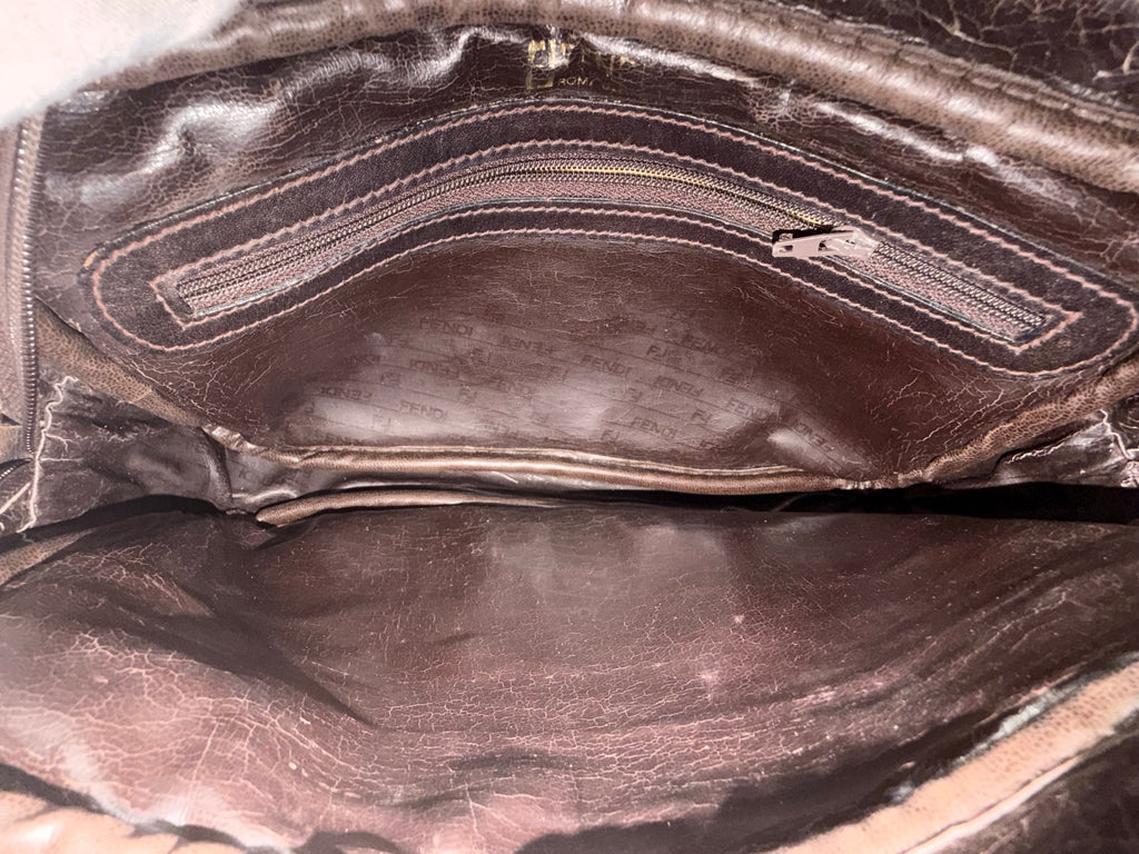 Fendi Zucca Crossbody/ Shoulder Bag