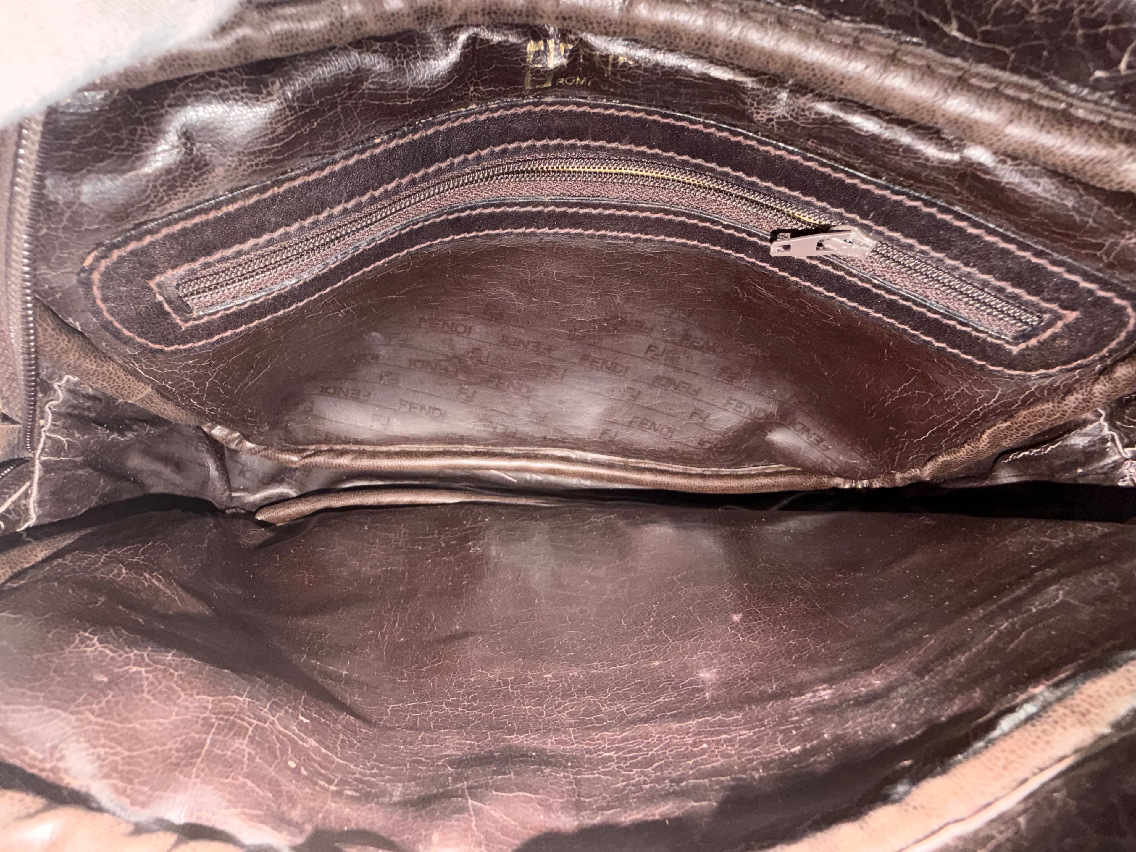 Fendi Zucca Crossbody/ Shoulder Bag