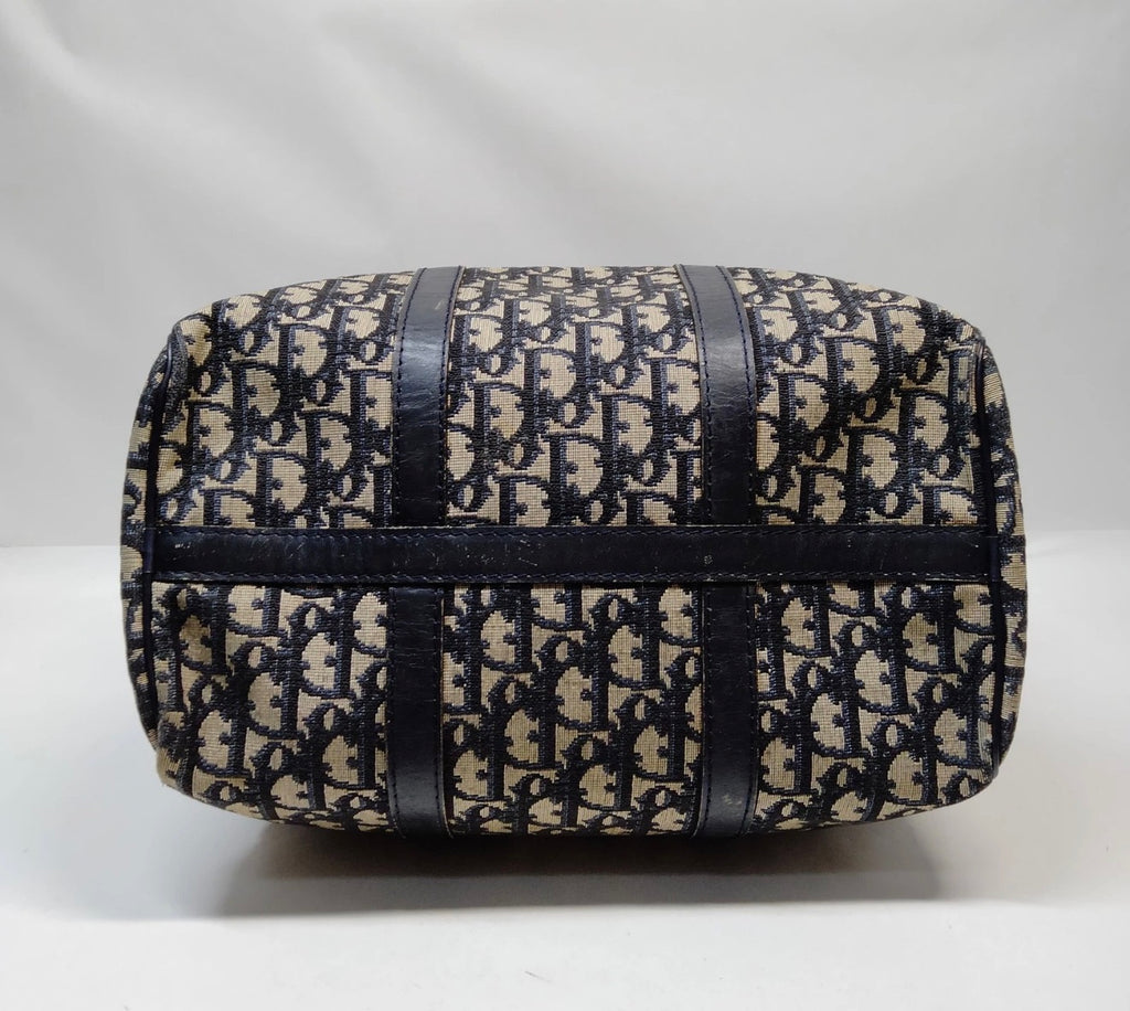 Christian Dior Trotter Boston Bag – Navy