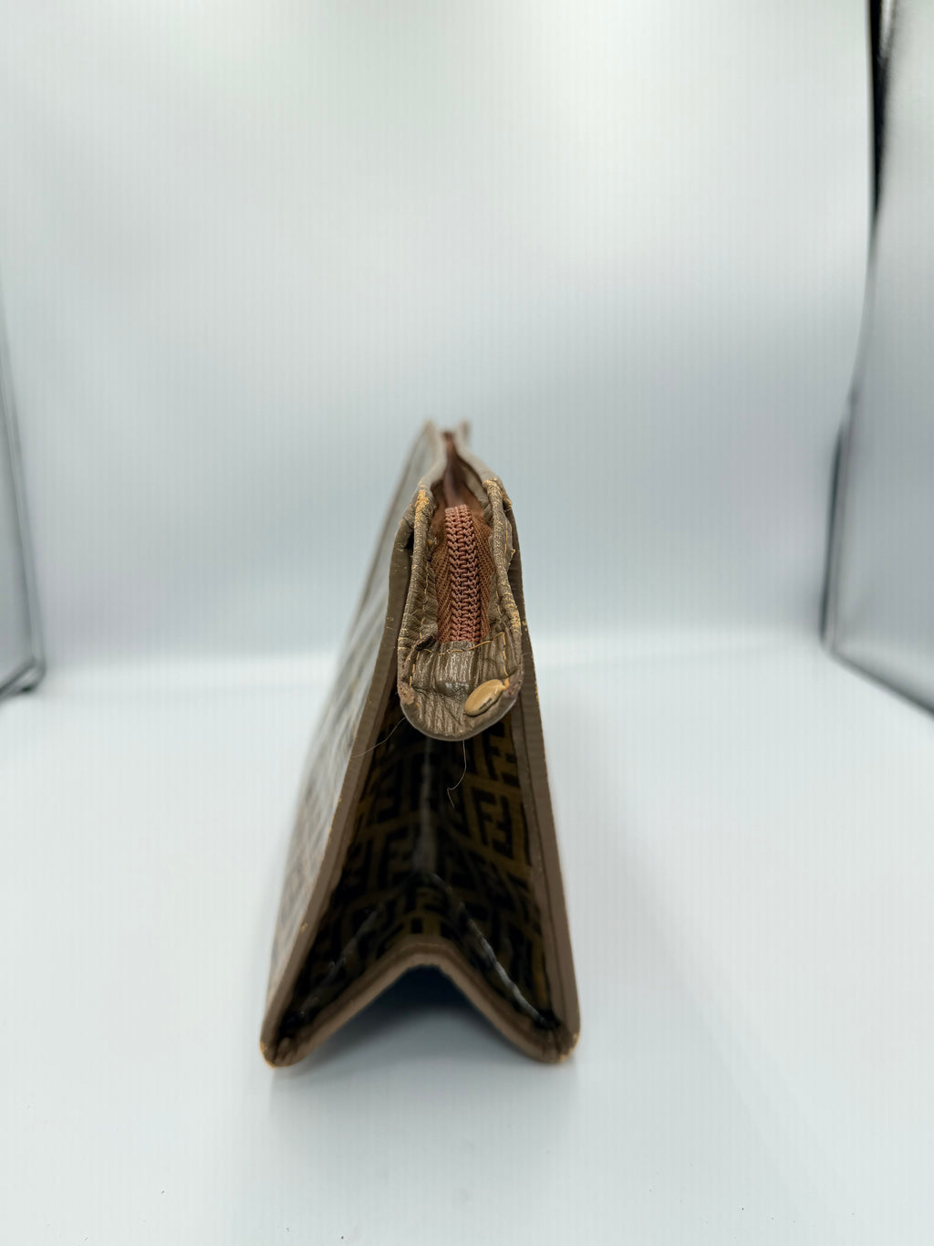 Fendi Zucca Monogram Clutch / Pouch