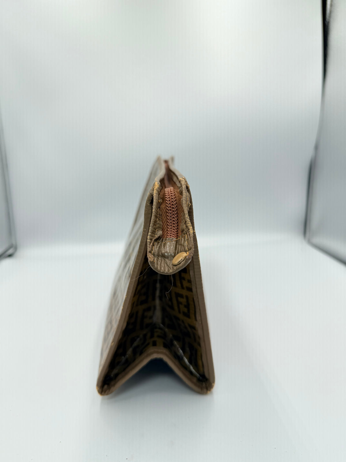 Fendi Zucca Monogram Clutch / Pouch
