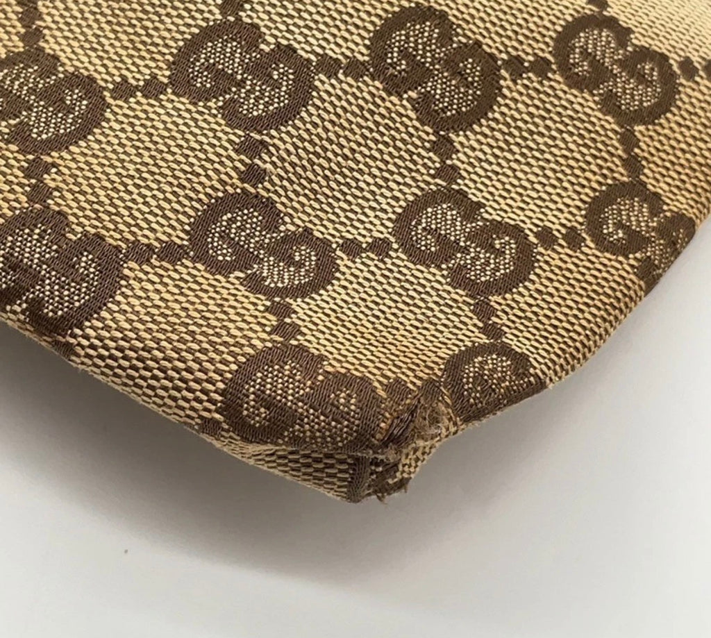 Gucci GG Canvas Waist Bag / Belt Bag (Brown)
