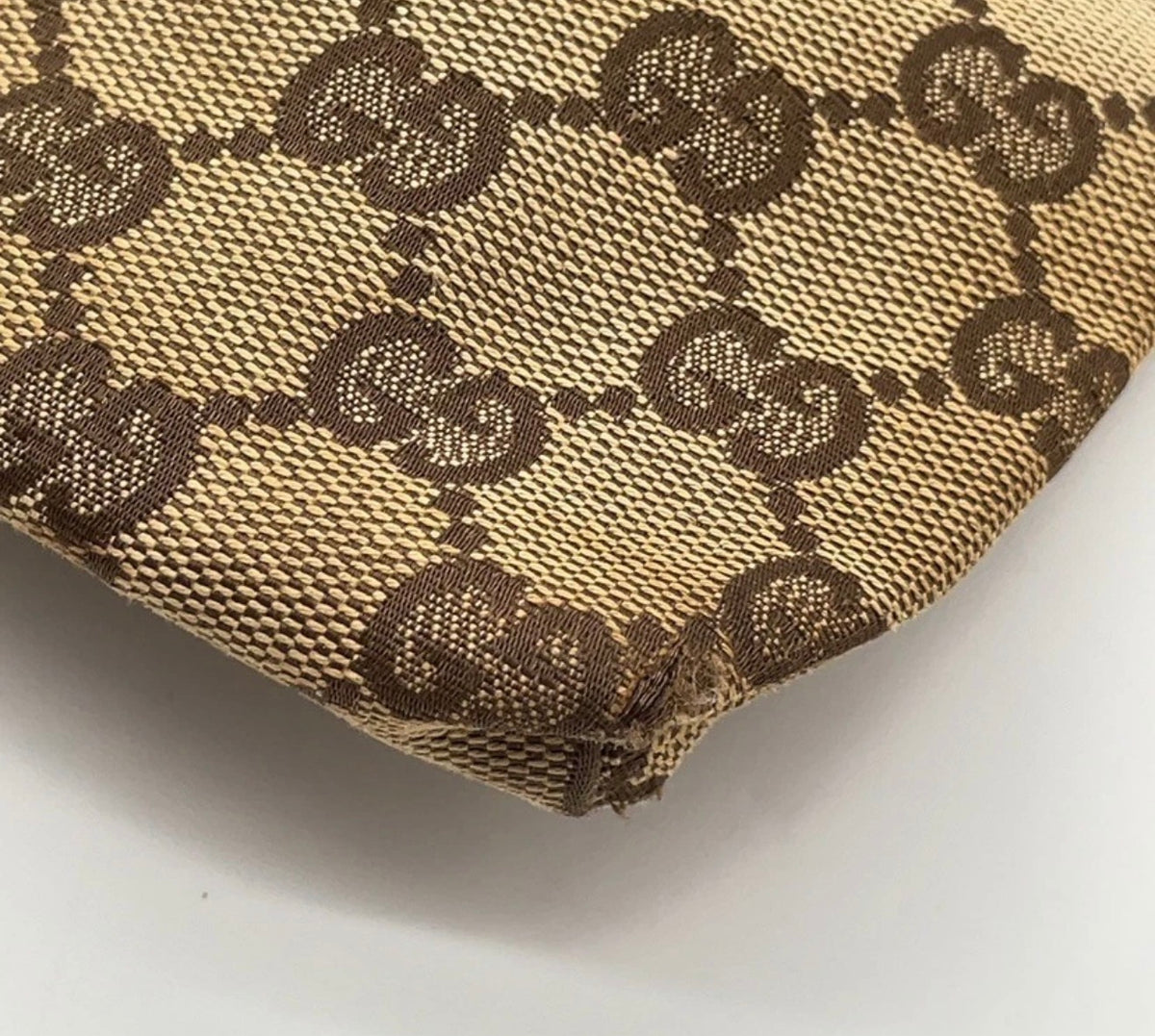 Gucci GG Canvas Waist Bag / Belt Bag (Brown)